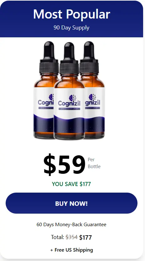 CogniZil 90 day supply